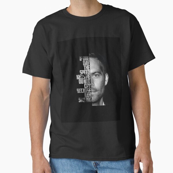 Remembering Paul Walker: Iconic Silhouette Tribute T-Shirt Classic T-Shirt for Sale by tridyhunter