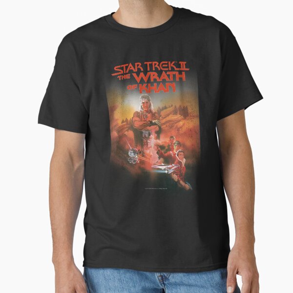 Star Trek II: The Wrath Of Kahn Vintage Movie Poster Classic T-Shirt for Sale by FifthSun