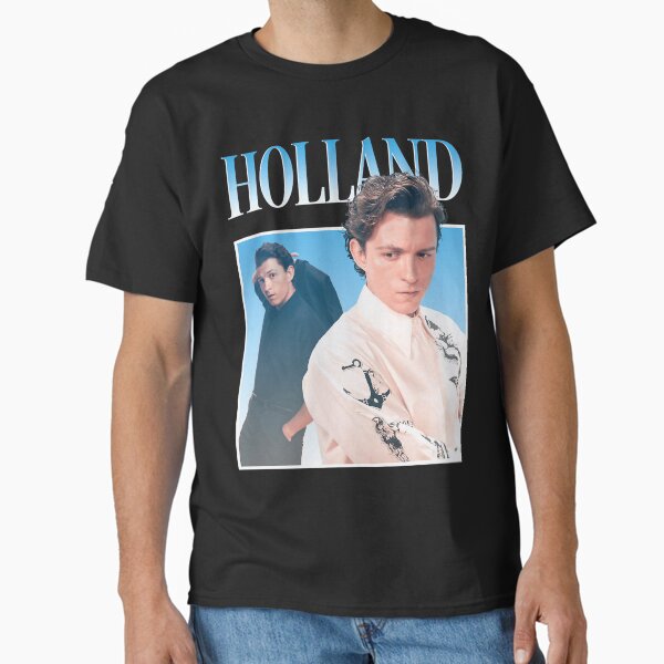 Holland Actor Portrait Retro Style Design Classic T-Shirt for Sale by maslachfi
