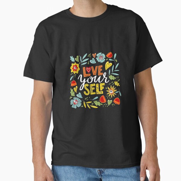 "colorful love your self" Classic T-Shirt for Sale by Print-Spot