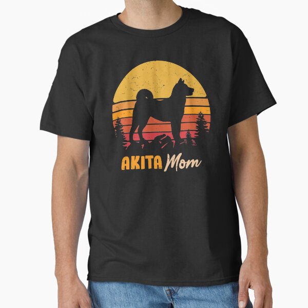 Akita Dog Mom Vintage Retro Classic T-Shirt for Sale by rafaeltto