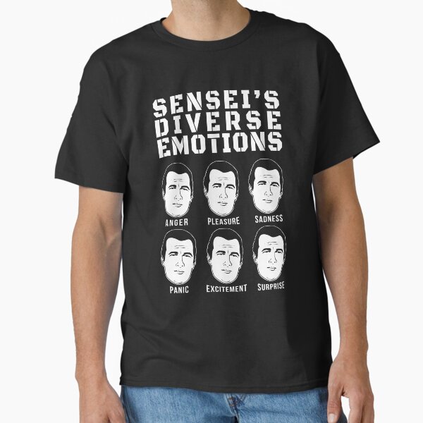 Steven Seagal - Senseis Diverse Emotions Classic T-Shirt for Sale by Teecha