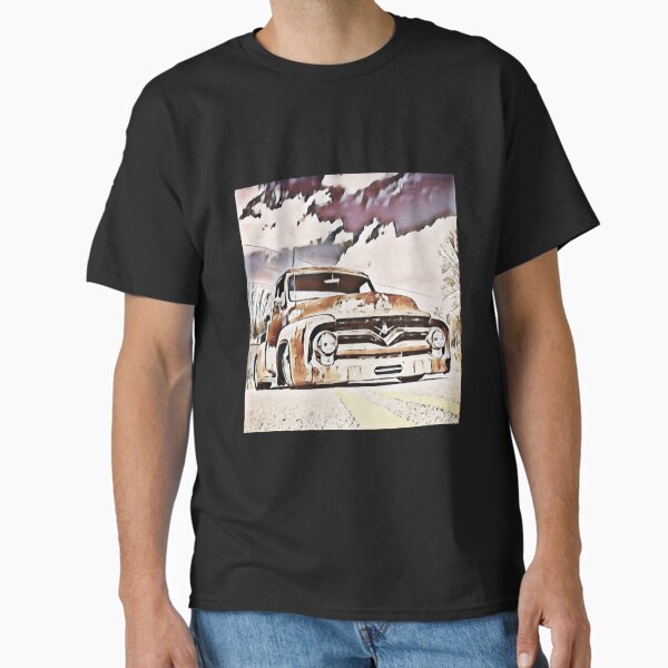 1953, To 1956 Ford F 100 Pick Up Truck Classic T-Shirt for Sale by Carlostshirts