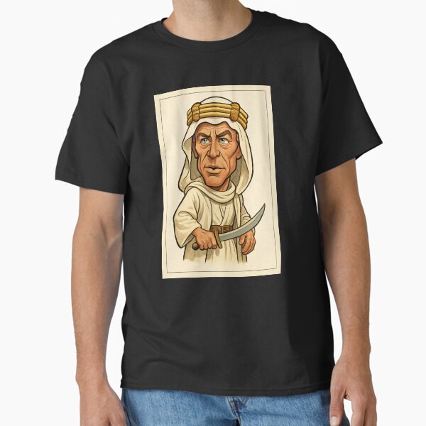 Silver Screen Legends: Lawrence of Arabia Classic T-Shirt for Sale by halibutgoatramb
