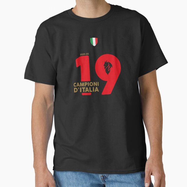 AC Milan CAMPIONI D'ITALIA / Champions of Italy 2022 - Best Selling Design Classic T-Shirt for Sale by ahmadem