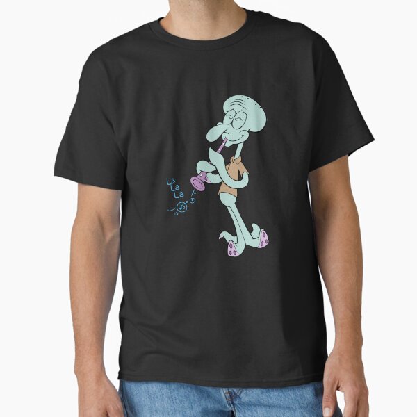 Squidward Clarinet Classic T-Shirt for Sale by BestFortress