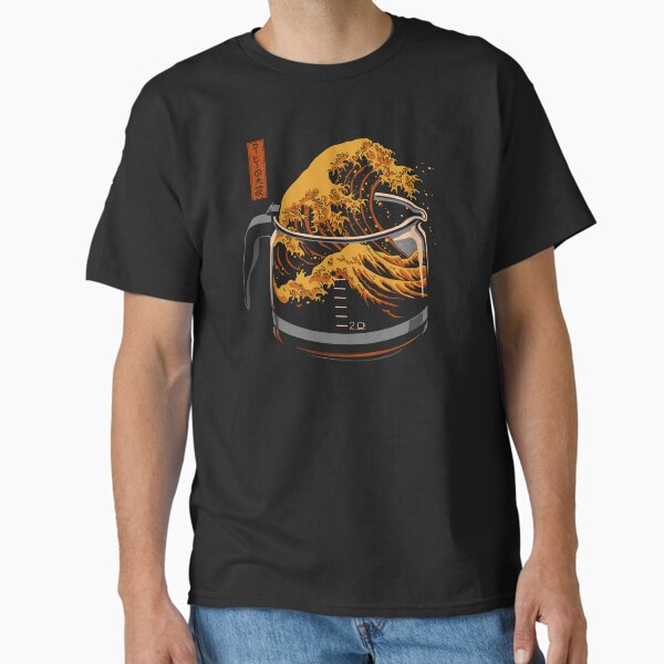 The Great Wave of Coffee Classic T-Shirt for Sale by Gloopz