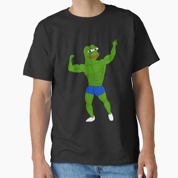 Bodybuilder Pepe Aesthetic Zyzz  Classic T-Shirt for Sale by RobertoCasasola