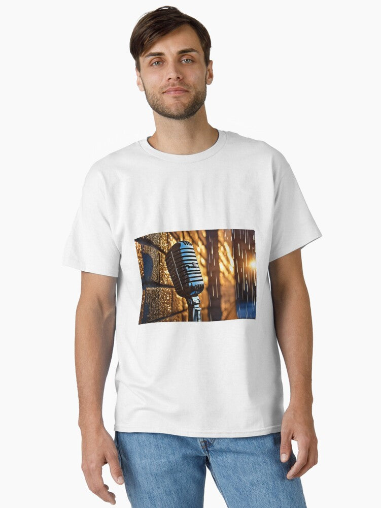 An old gold microphone Classic T-Shirt
