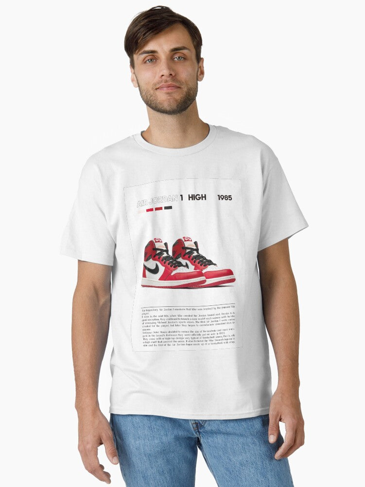 Air Jordan 1 High 1985 Classic T-shirt | Trendy Graphic Tee | Casual Unisex T-shirt