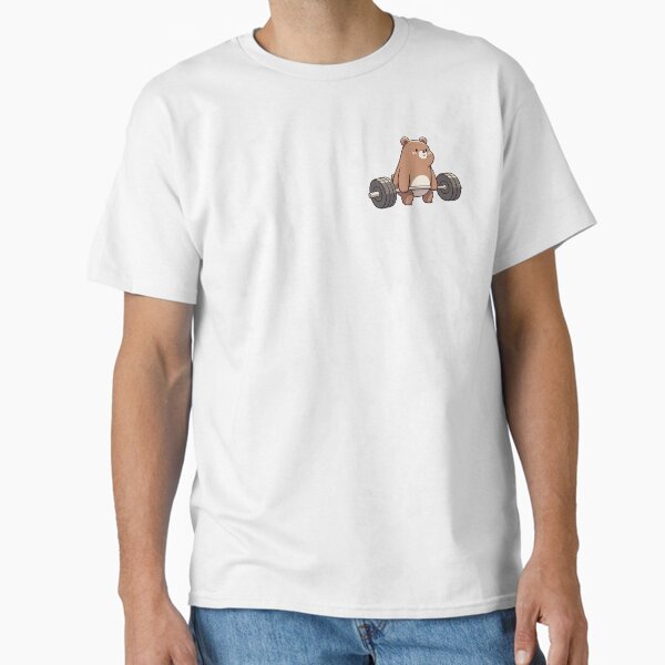 Deadlifting Bear Classic T-Shirt by xyegor