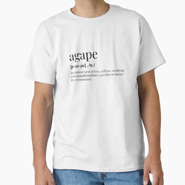 "Agape" Classic T-Shirt for Sale by lpjohnston