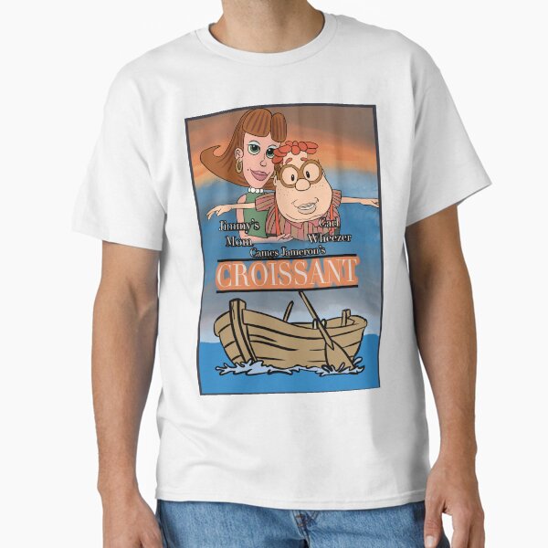 Carl Wheezer and Jimmy's Mom star in Croissant - Movie Poster Parody Classic T-Shirt for Sale by gaslight-n
