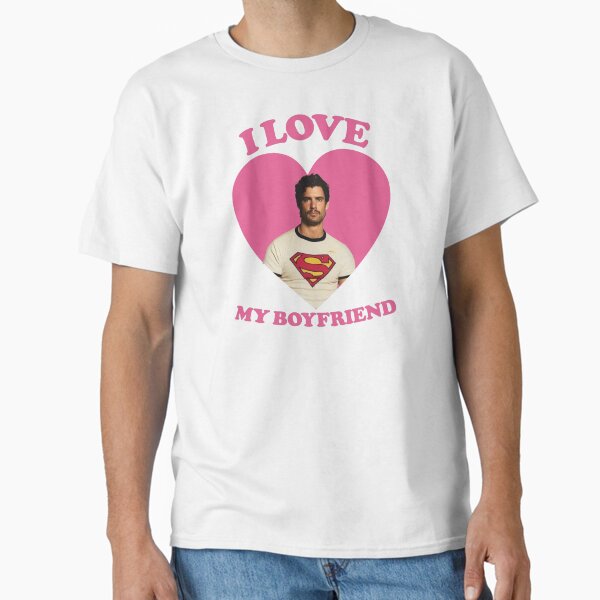 I love my boyfriend David Corenswet Classic T-Shirt for Sale by kariandco