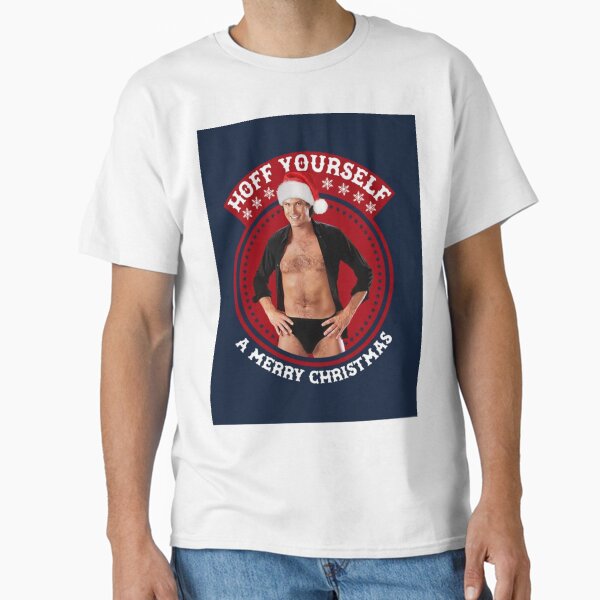 David Hasselhoff Merry christmas Classic T-Shirt for Sale by warshipologiste