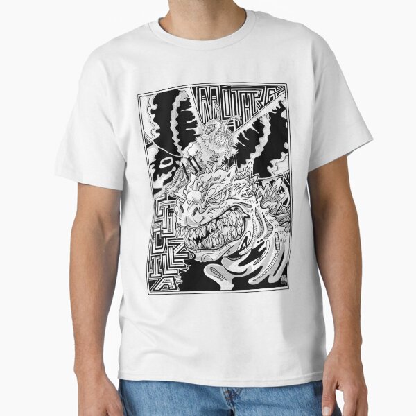 Mothra and Godzilla Classic T-Shirt for Sale by NonDecafArt