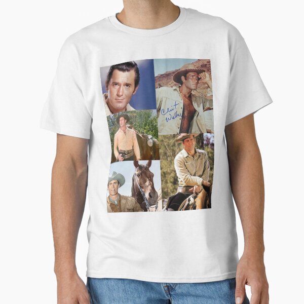 clint walker signed Classic T-Shirt for Sale by warshipologiste