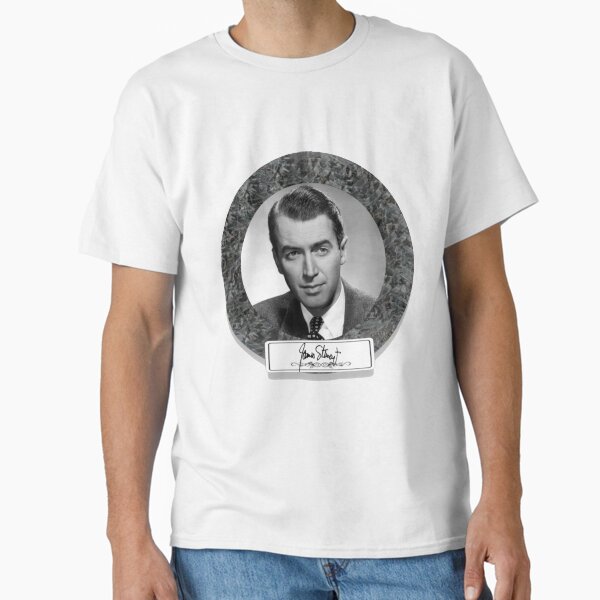 James Stewart Classic Movie Star Signature Series Classic T-Shirt for Sale by dobbysgifts