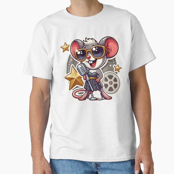 Movie Star Mouse Classic T-Shirt for Sale by Topratedgifts
