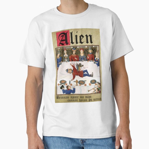 Alien in a Medieval way Classic T-Shirt by StromToorper