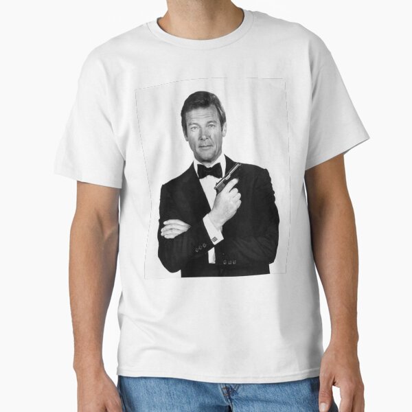 Roger Moore classic Classic T-Shirt for Sale by ZENITHSPARK1