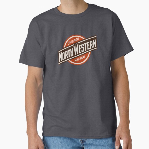 Chicago and North Western Railroad Classic T-Shirt for Sale by turboglyde