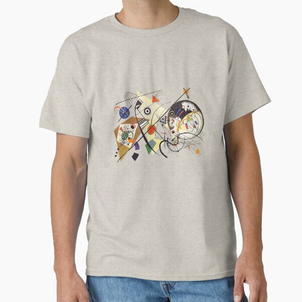 HD. Transverse Lines (1923), by Wassily Kandinsky Classic T-Shirt for Sale by mindthecherry