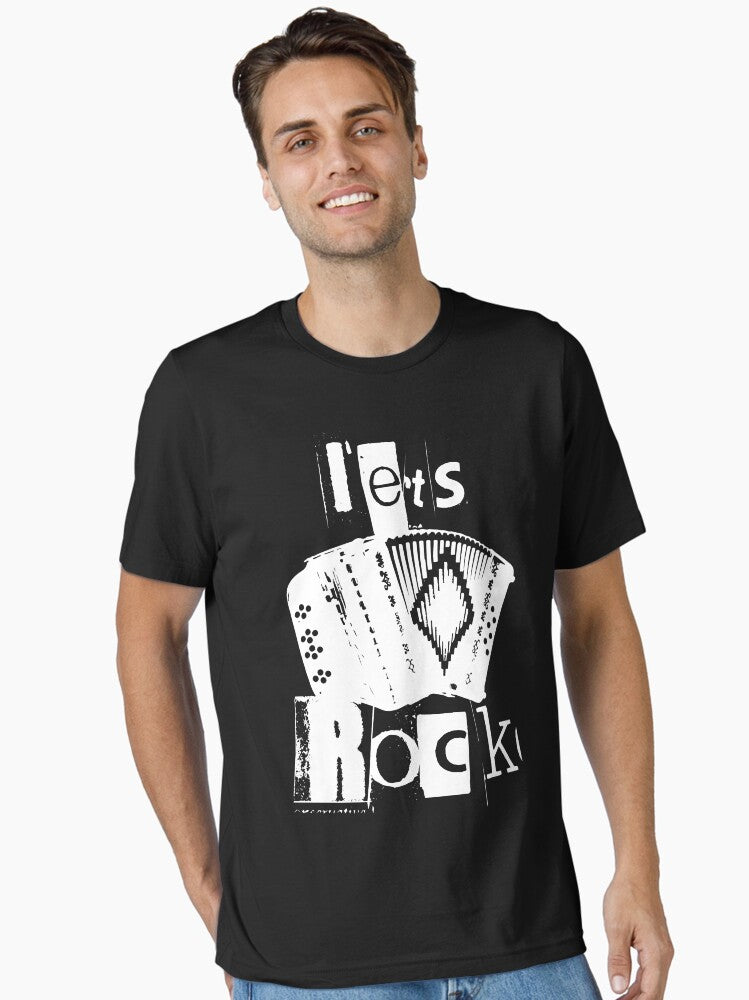 Accordion Lets Rock Gift Essential T-shirt | Trendy Graphic Tee | Casual Unisex T-shirt