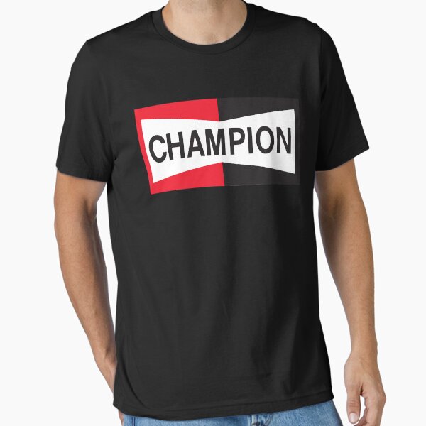 Best selling champion spark plug essential t shirt Essential T-Shirt for Sale by montagu1384