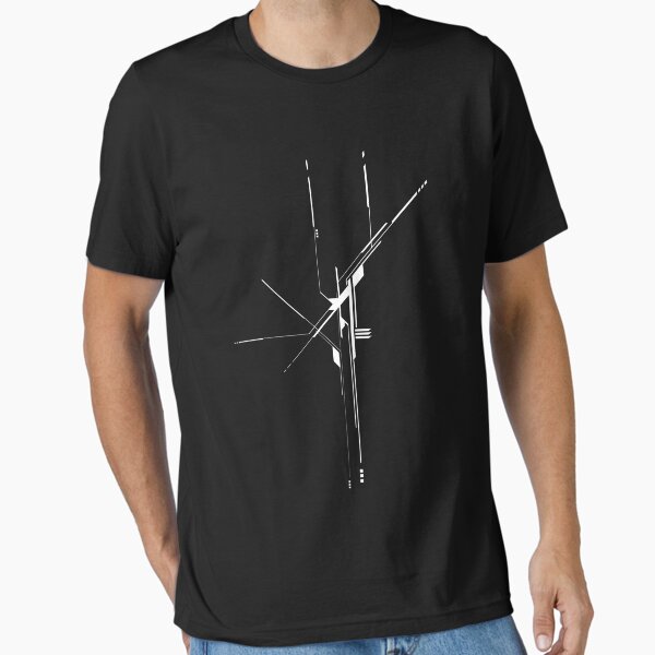 The Past Futuristic Lines Essential T-Shirt for Sale by Exosam