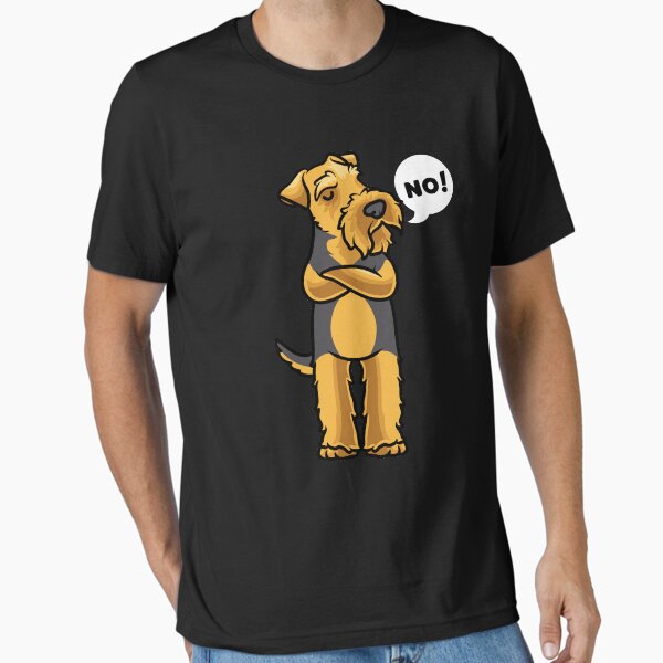 Stubborn Welsh Terrier Dog Essential T-Shirt by ZimStar