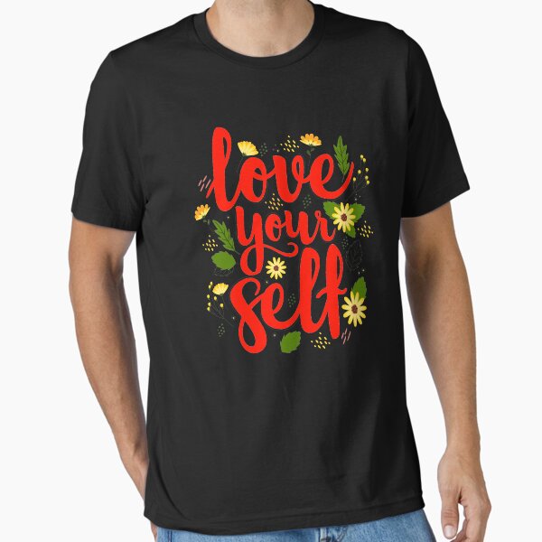 "Love Yourself and Keep Cool" Essential T-Shirt for Sale by PasinduBimsara