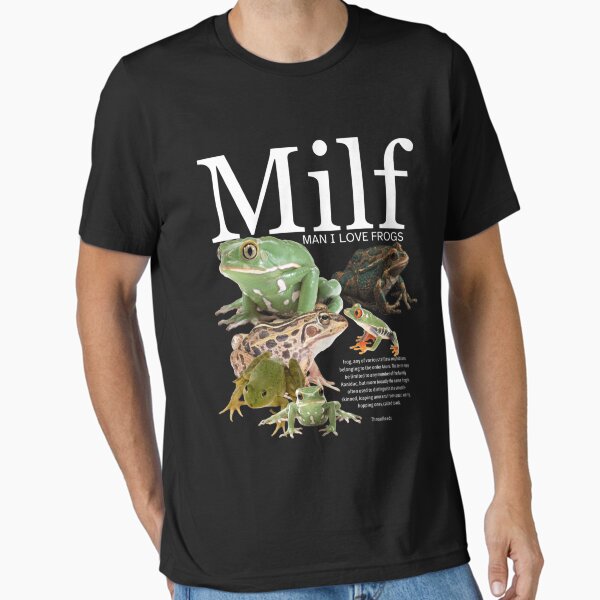 Man I Love Frogs Essential T-Shirt for Sale by CanMcgin