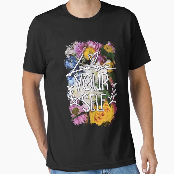 "YOGA Flowers Saying Gift" Essential T-Shirt for Sale by Hofbumm207