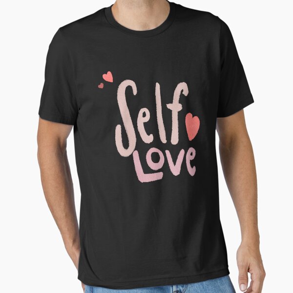 "Vintage Self Love bold and cool typography " Essential T-Shirt for Sale by garniturex