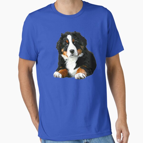 Bernese Mountain Dog Pup! Essential T-Shirt for Sale by ElegantCat
