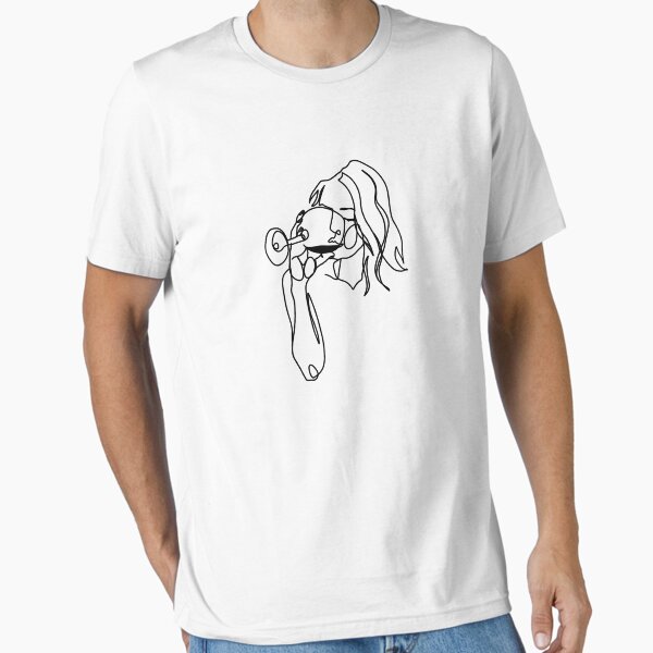 Woman drinking wine  Essential T-Shirt for Sale by LinearLineArt