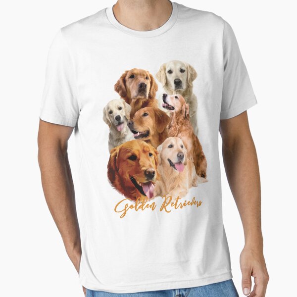 Golden Retriever Composite! Especially for Golden owners! Essential T-Shirt for Sale by rs-designs
