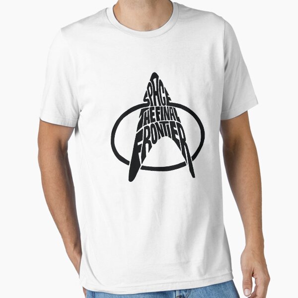 Star Trek Space The Final Frontier (black) Essential T-Shirt for Sale by seaning
