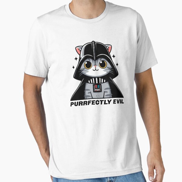 Purrfectly evil Essential T-Shirt for Sale by Ninjacatoff