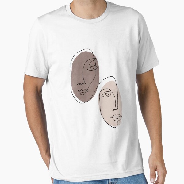 Equality - Faces Line Art  Essential T-Shirt for Sale by TheRedFinch