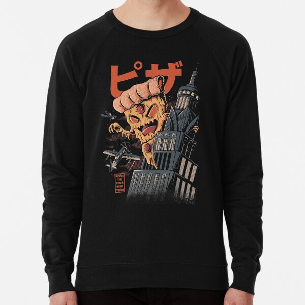 "Pizza Kong" Lightweight Sweatshirt for Sale by ilustrata