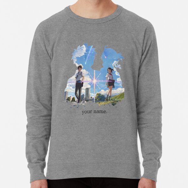 "Kimi no na wa your name." Lightweight Sweatshirt for Sale by shizazzi