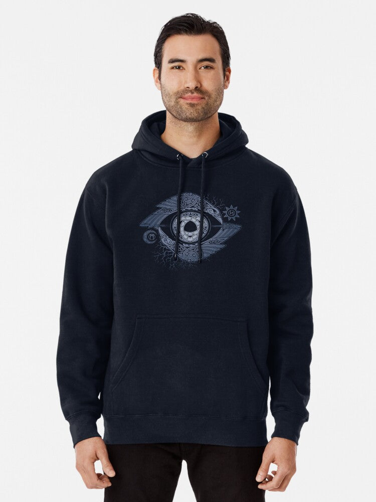 Odin's Eye Pullover Hoodie | Cozy Graphic Hoodie | Unisex Pullover