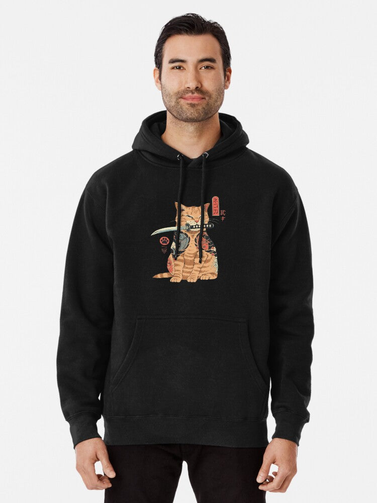 Catana Pullover Hoodie | Cozy Graphic Hoodie | Unisex Pullover