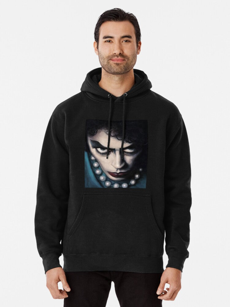 Frank N Furter Pullover Hoodie | Cozy Graphic Hoodie | Unisex Pullover