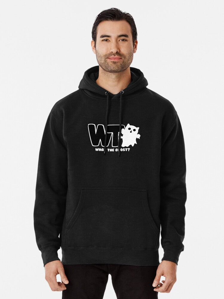 What The Ghost - Light Pullover Hoodie | Cozy Graphic Hoodie | Unisex Pullover