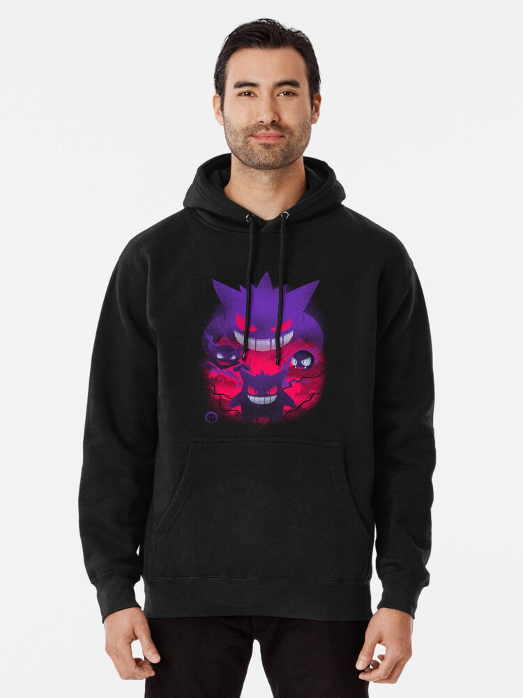 Negative Ghost Pullover Hoodie | Cozy Graphic Hoodie | Unisex Pullover