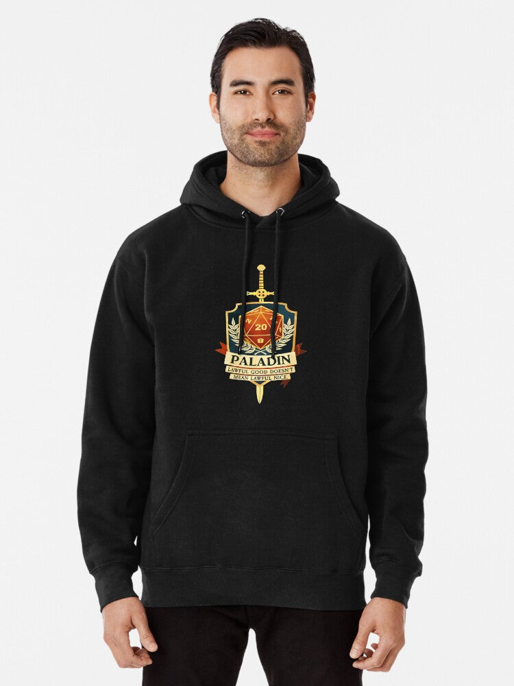 Paladin Lawful Good Doesn't Mean Lawful Nice Pullover Hoodie | Cozy Graphic Hoodie | Unisex Pullover