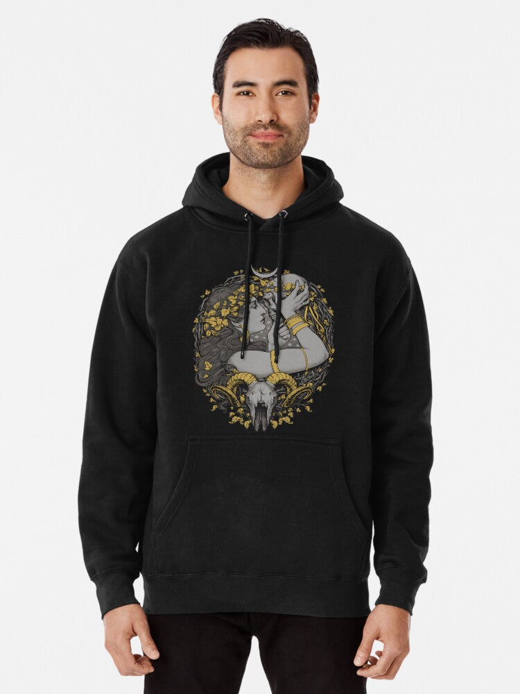 The Witch Pullover Hoodie | Cozy Graphic Hoodie | Unisex Pullover